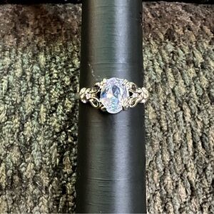 5/$25 New Elegant Butterfly Wing Silver Tone Ring-Size 7